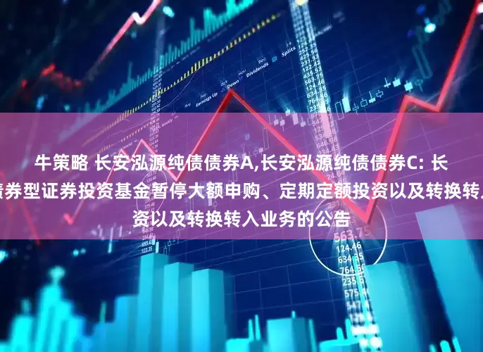 牛策略 长安泓源纯债债券A,长安泓源纯债债券C: 长安泓源纯债债券型证券投资基金暂停大额申购、定期定额投资以及转换转入业务的公告